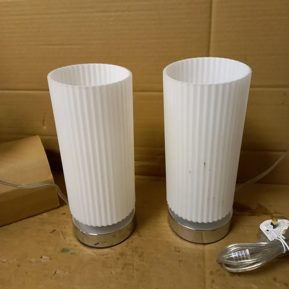 JOHN LEWIS RIDGE TOUCH LAMP DUO