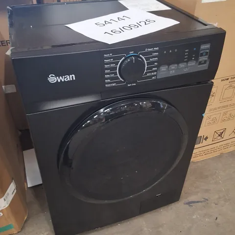 SWAN SW75120B 8KG 1400 SPIN FREESTANDING WASHING MACHINE - BLACK