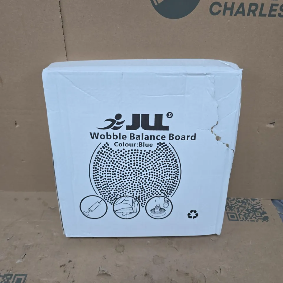 BOXED JLL WOBBLE BALANCE BOARD IN BLUE