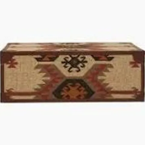 BRAND NEW BOXED PREMIER INTERIORS MULTI PRINT COFFEE TABLE TRUNK