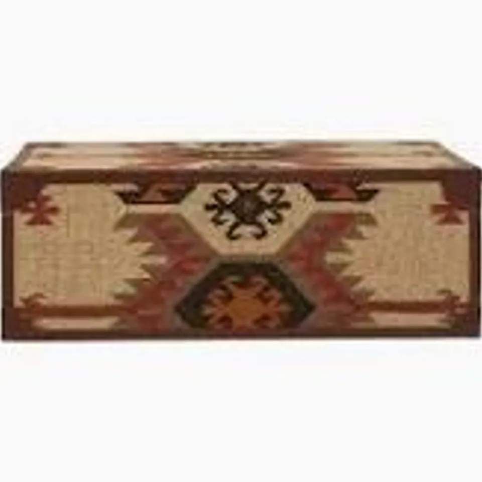 BRAND NEW BOXED PREMIER INTERIORS MULTI PRINT COFFEE TABLE TRUNK