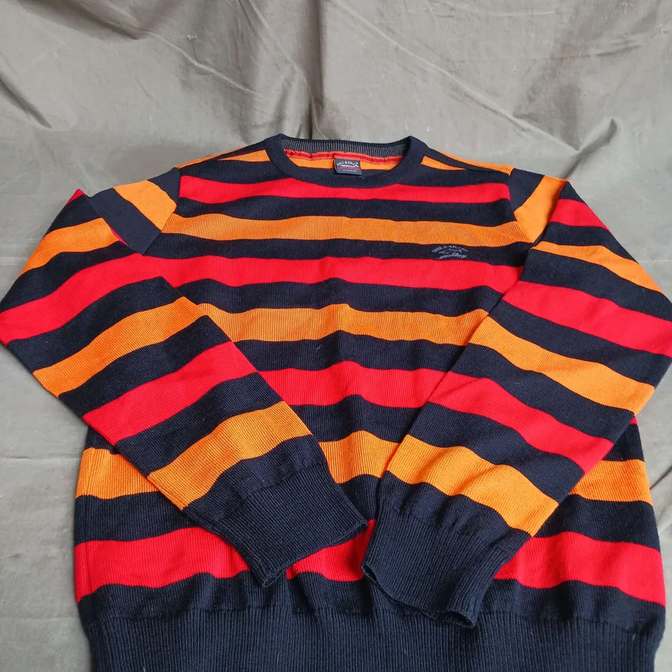 PAUL AND SHARK STRIPPED SWEATER SIZE M 