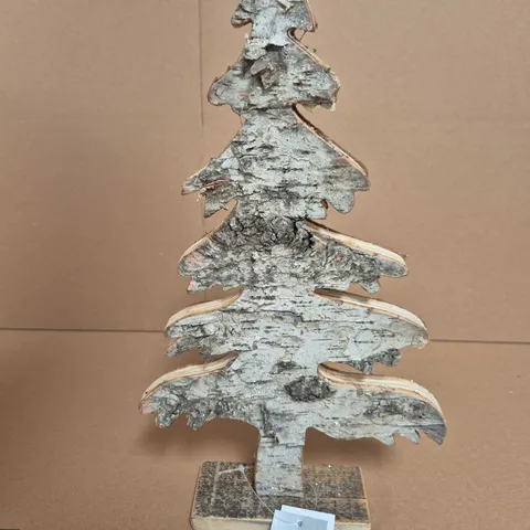 GISELA GRAHAM LONDON WOODEN CHRISTMAS TREE SCULPTURE