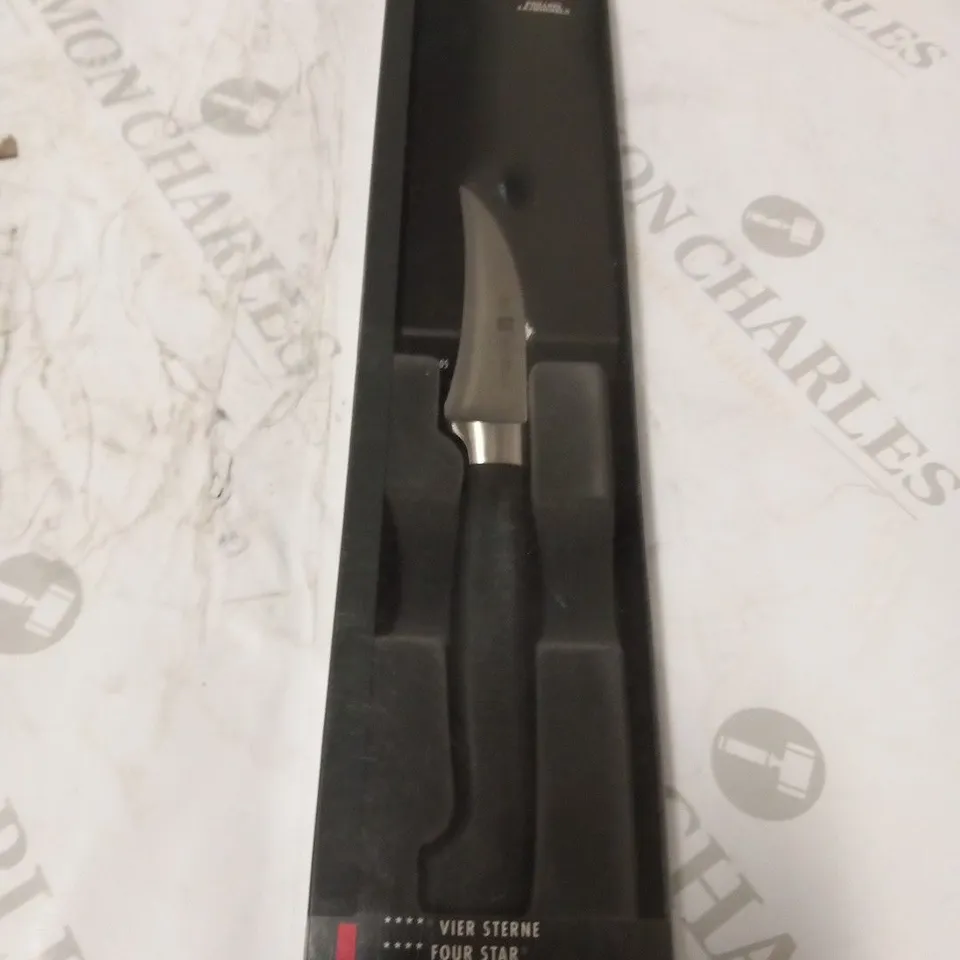 BRAND NEW BOXED ZWILLING FOUR STAR 70MM PEELING KNIFE