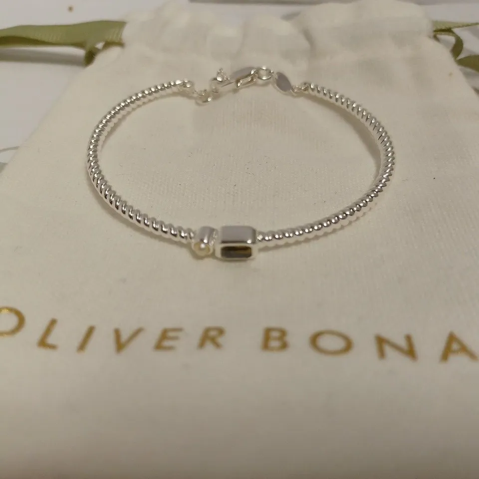 OLIVER BONAS SILVER EFFECT BRACELET