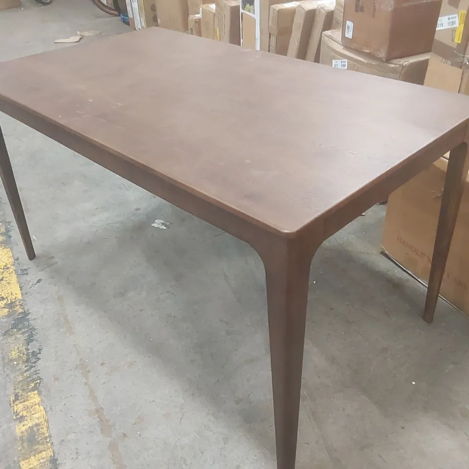 BRAMBLE RECTANGLE WOODEN DINING TABLE - 140CM COLOUR: WALNUT