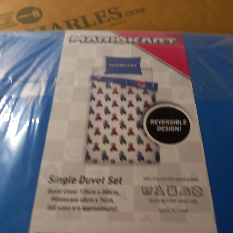 MARIO KART REVERSIBLE SINGLE DUVET SET