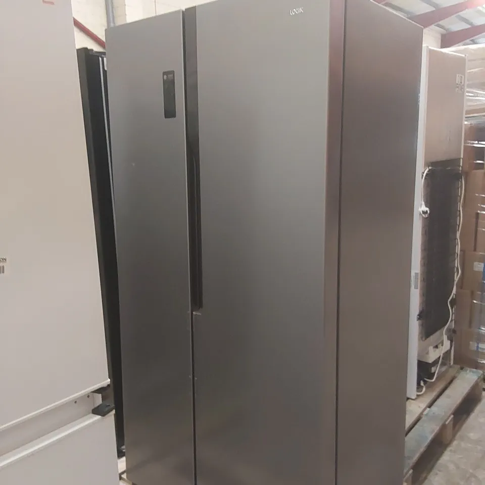 LOGIK LSBSX23 AMERICAN-STYLE FRIDGE FREEZER - INOX