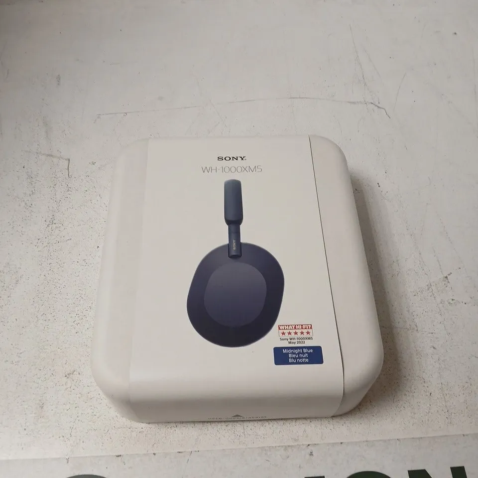 SONY WH-1000XM5 WIRELESS NOISE-CANCELLING HEADPHONES – MIDNIGHT BLUE (BOXED)