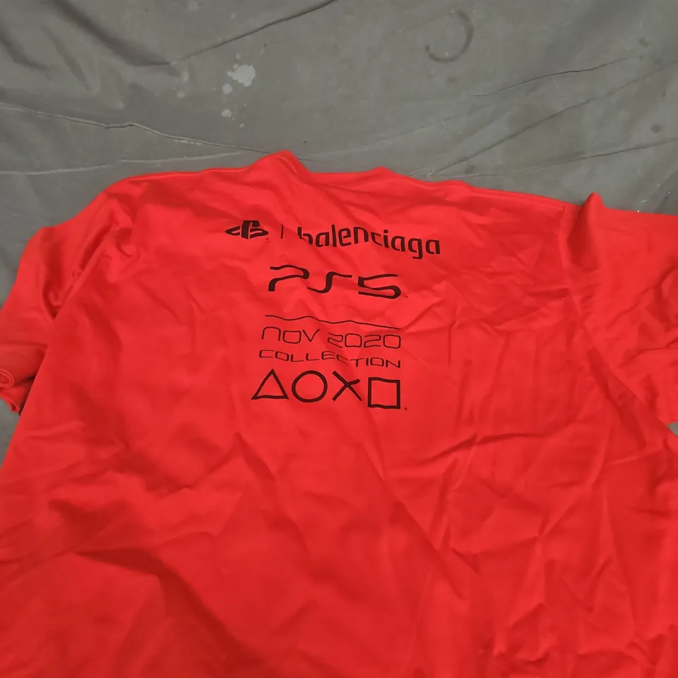 BALENCIAGA X PLAYSTATION BOXY T-SHIRT - M