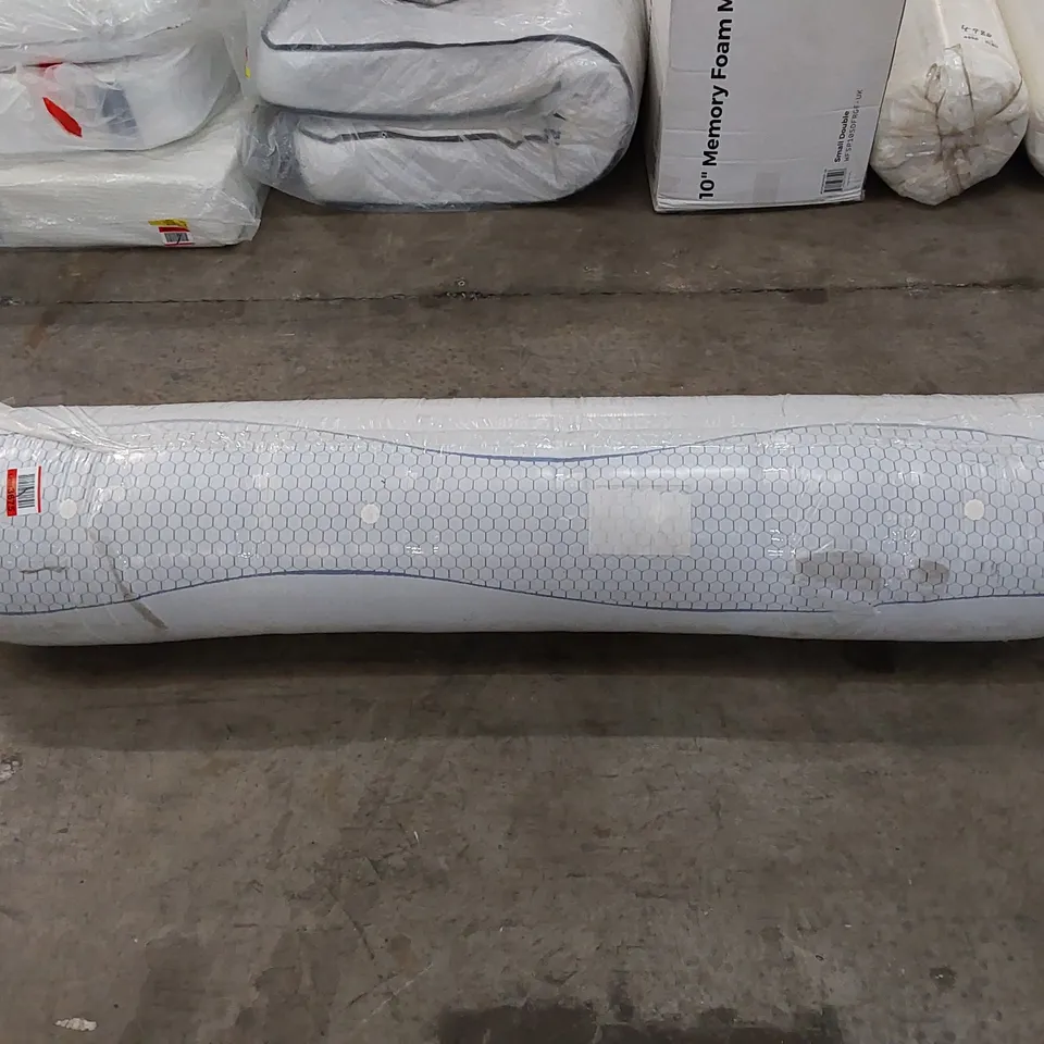 QUALITY BAGGED 6FT SUPERKING COOL BLUE POCKET SPRUNG MEMORY FOAM MEMORY MATTRESS 