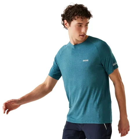 BRAND NEW REGATTA MENS AMBULO II SHORT SLEEVE T-SHIRT IN MOROCCAN BLUE SIZE 3XL