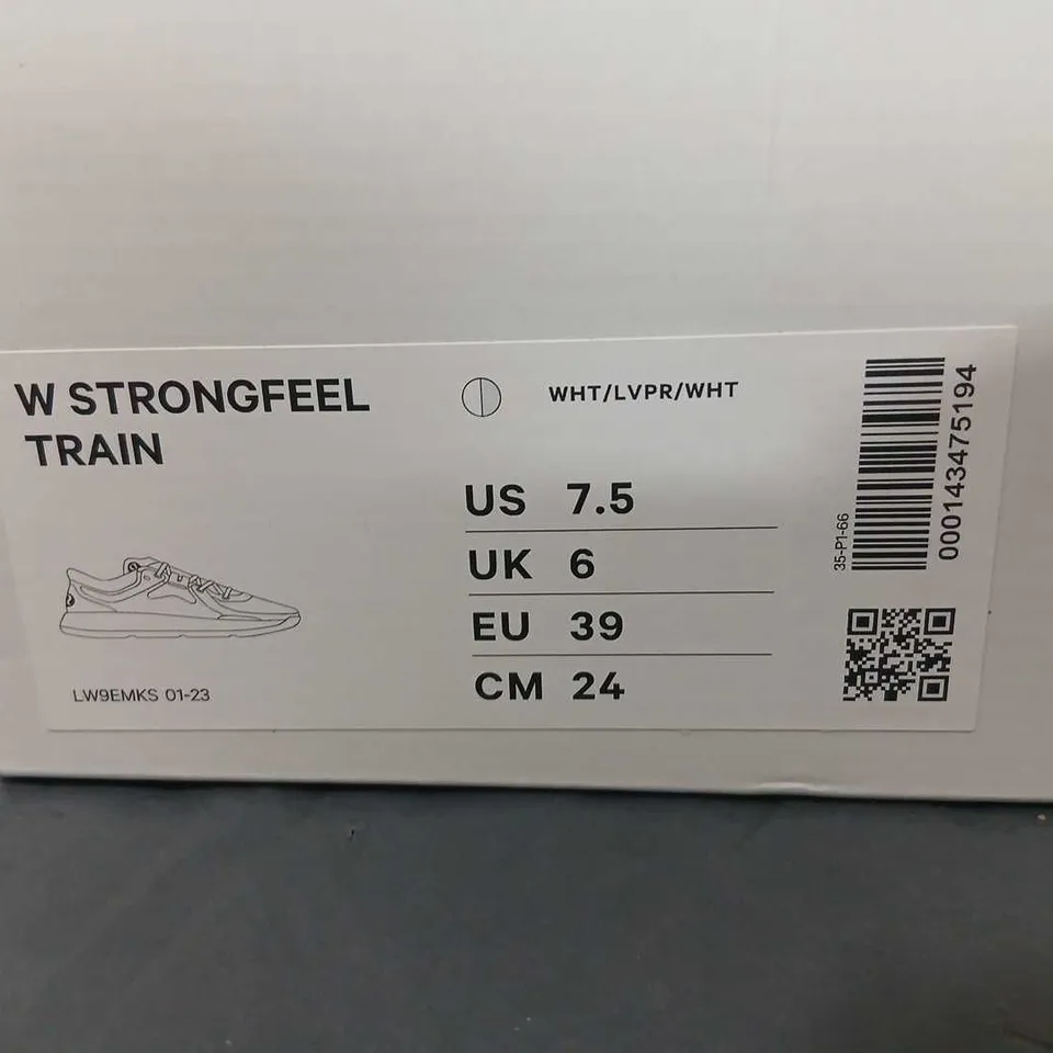LULULEMON WOMEN'S WHITE W STRONGFEEL TRAIN TRAINERS – US 7.5 / UK 6 (EU 39)
