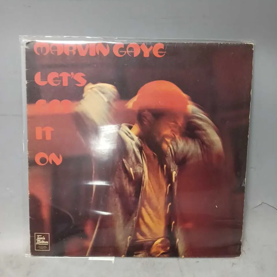 MARVIN GAYE LET'S GET IT ON VINYL