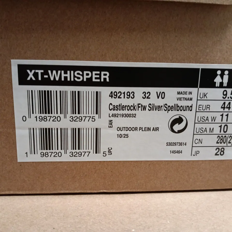 SALOMON XT-WHISPER TRAIL RUNNING SHOES – UK SIZE 9.5