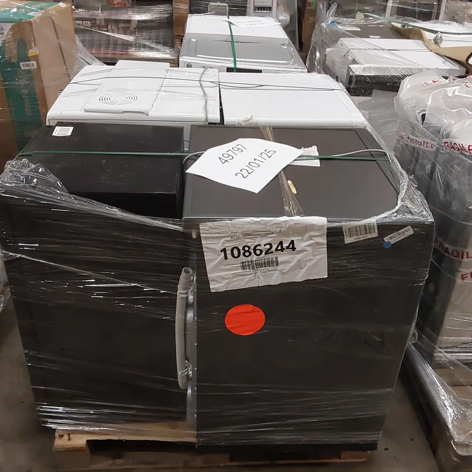 PALLET OF APPROXIMATELY 4 UNPROCESSED RAW RETURN WHITE GOODS TO INCLUDE;