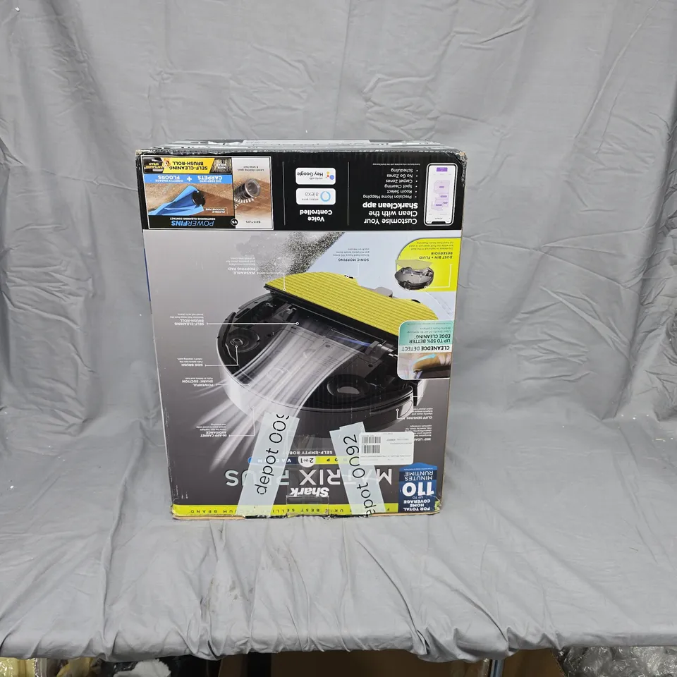 SHARK RV2620WAUK MATRIX PLUS 2 IN 1 SELF EMPTY ROBOT VACUUM & MOP