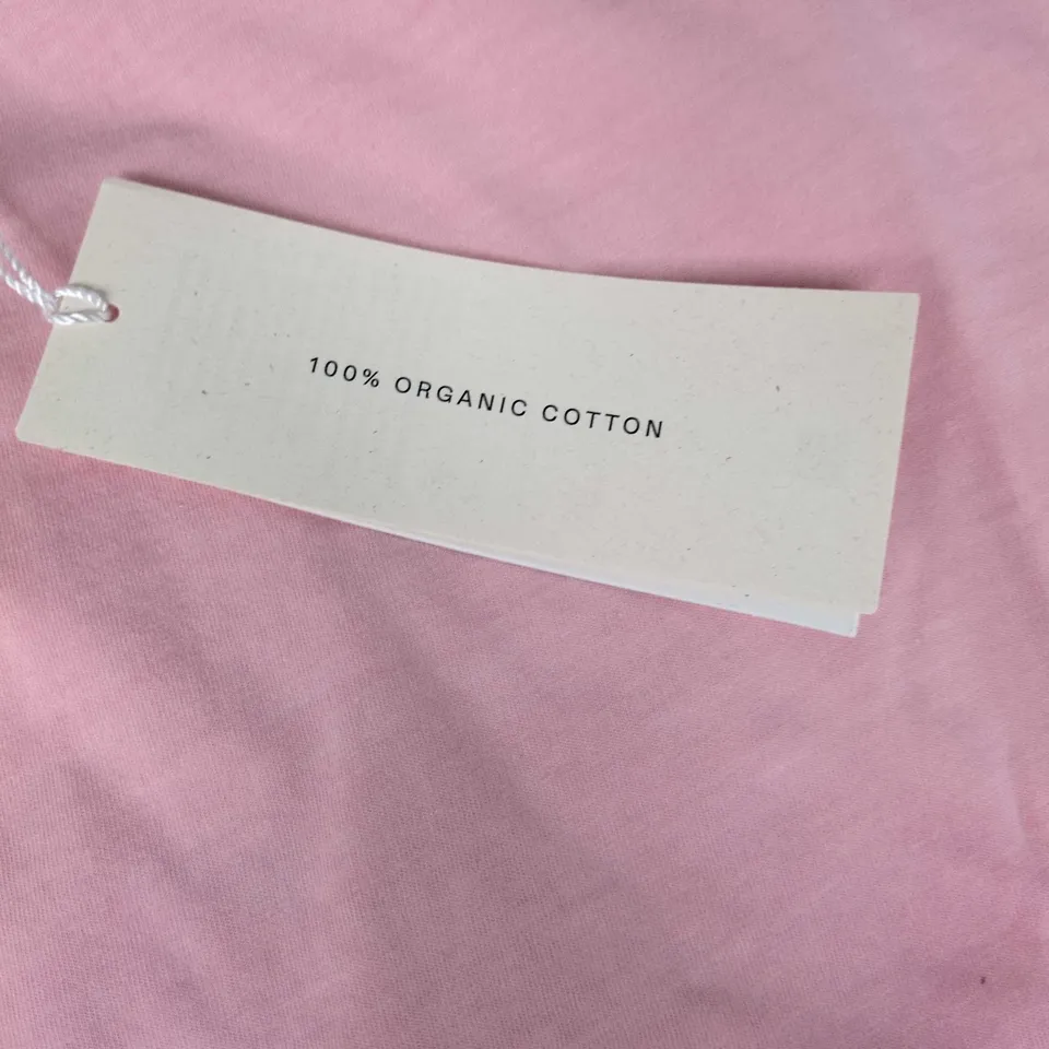 ARKET PINK 100% ORGANIC COTTON T-SHIRT – UK XXS (EU XXS)
