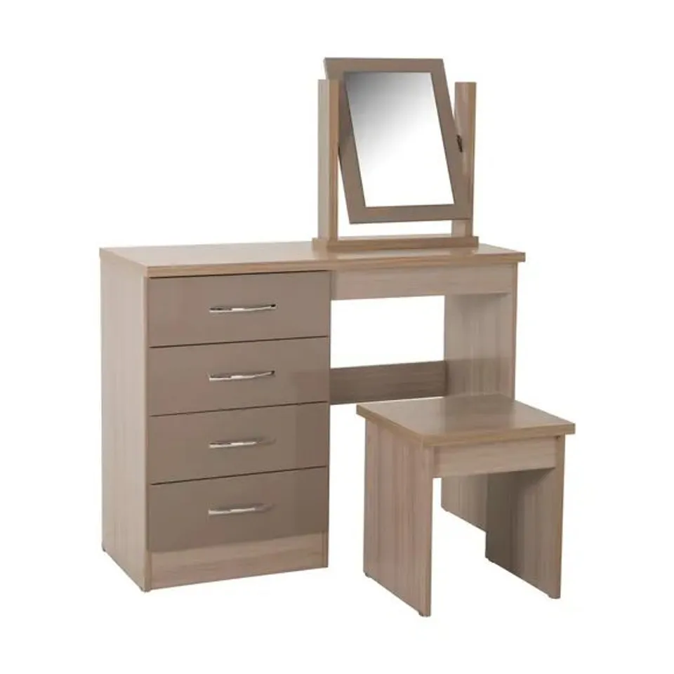 BOXED NEVADA DRESSING TABLE SET IN OYSTER - 2 BOXES