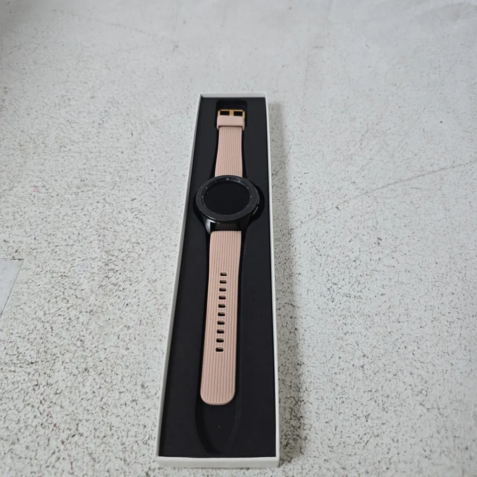 SAMSUNG GALAXY WATCH4 CLASSIC SMARTWATCH WITH PINK STRAP – BOXED