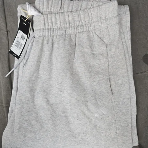 ADIDAS SMALL LOGO FEEL COSY JOGGERS IN GREY SIZE LARGE