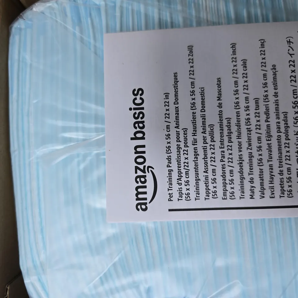 AMAZON BASICS PET TRAINING PADS – 56 X 56 CM – PACK OF 50