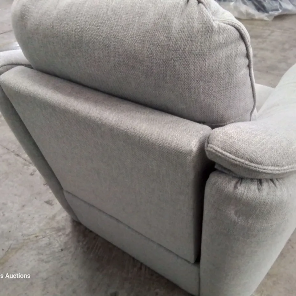 QUALITY BRITISH DESIGNER & MANUFACTURED G PLAN JACKSON POWER RECLINING EASY CHAIR CAMBRIDGE TAUPE FABRIC 