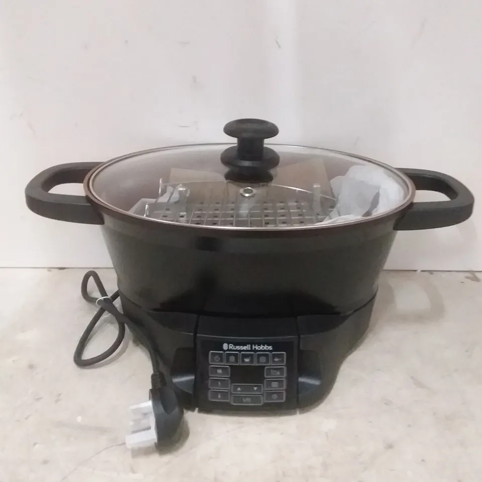 BOXED RUSSEL HOBS GOOD TO GO MULTI-COOKER 6.5L