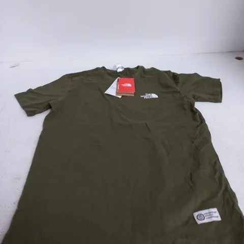 THE NORTH FACE MEN’S T‑SHIRT – OLIVE GREEN - M