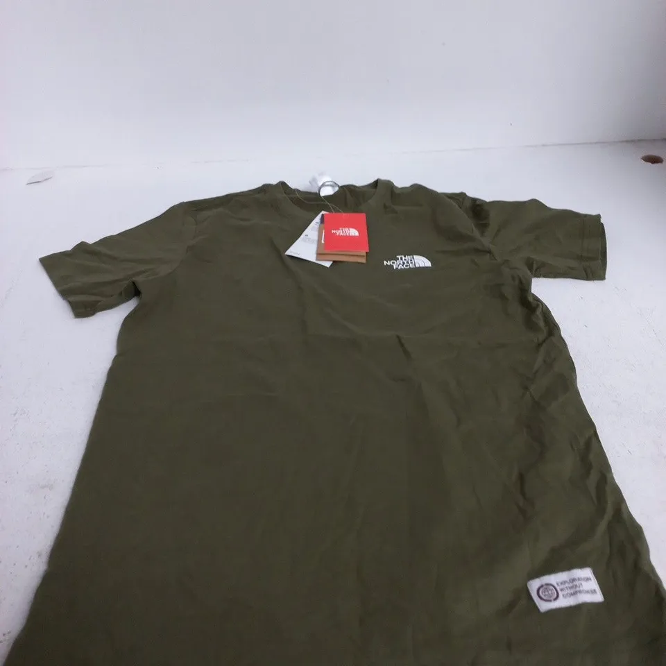 THE NORTH FACE MEN’S T‑SHIRT – OLIVE GREEN - M