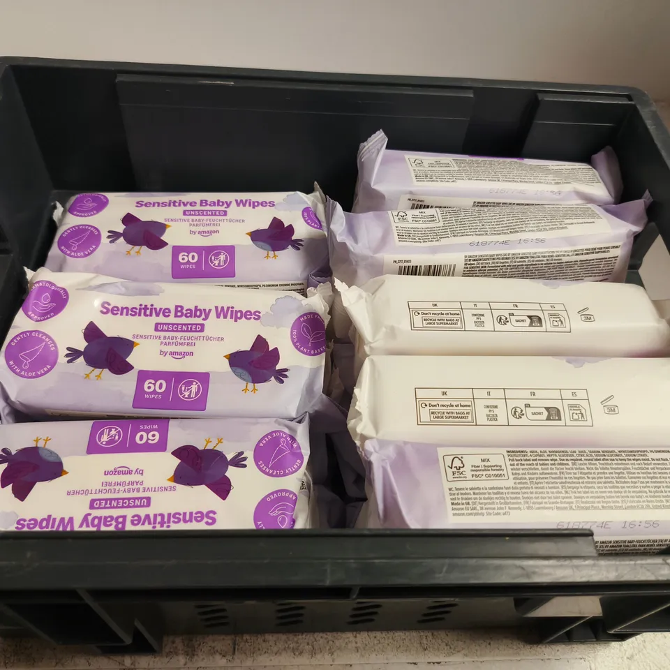 LARGE QUANTITY OF UNSCENTED BABY WIPES