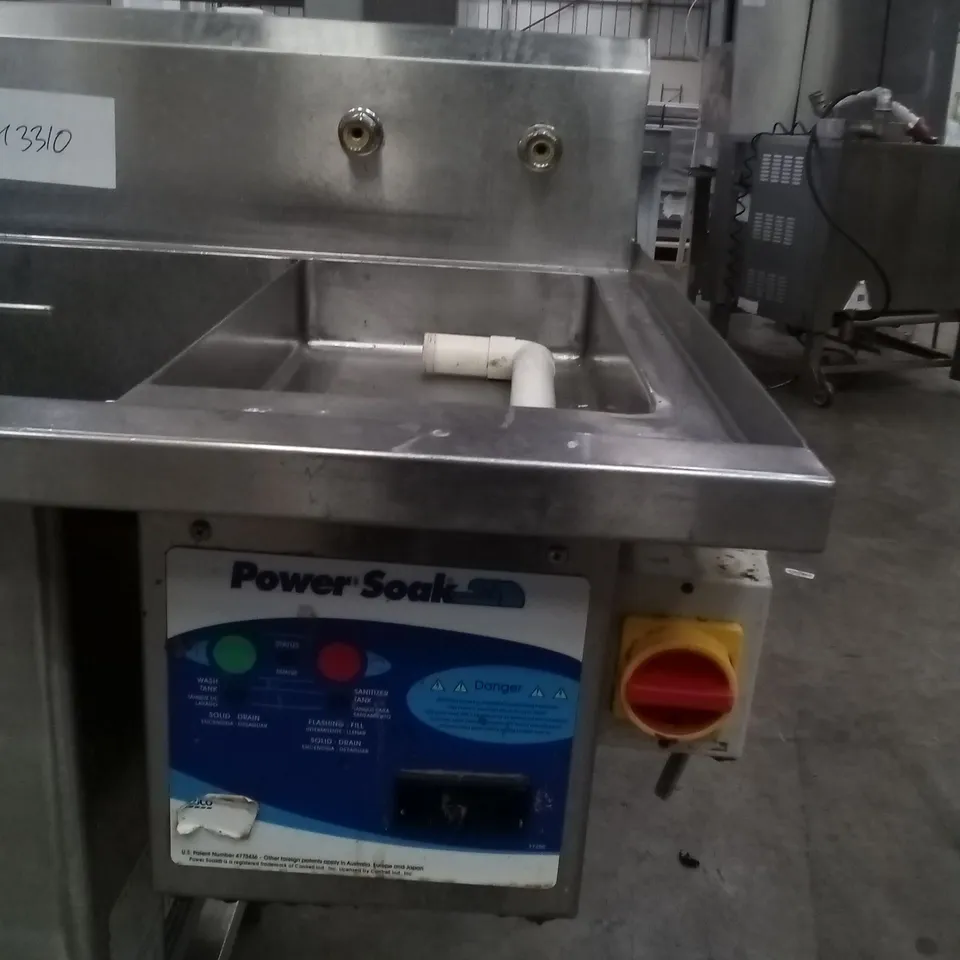 POWER SOAK COMMERCIAL DISH WASHING STATION 