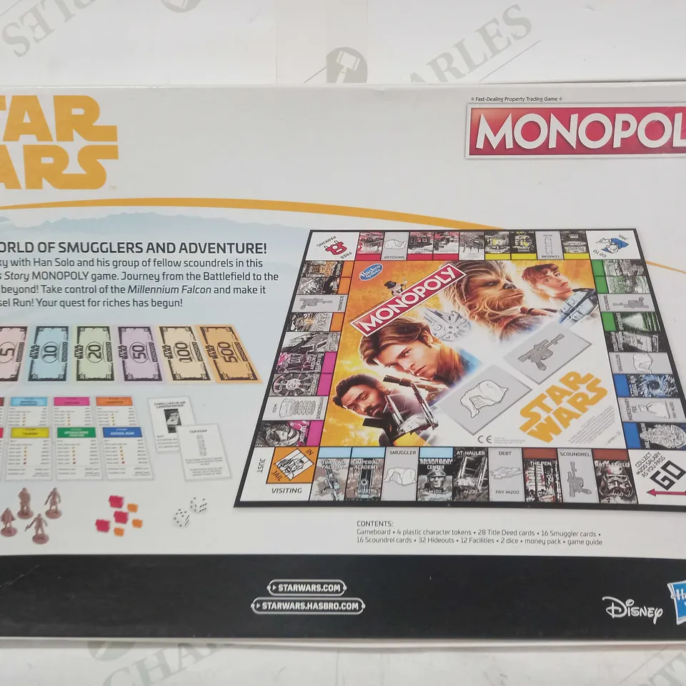 HASBRO GAMING STAR WARS MONOPOLY BOARD GAME