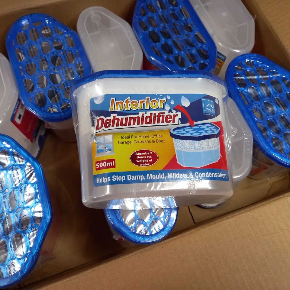 BOXED 10PK SEALED INTERIOR DEHUMIFIERS