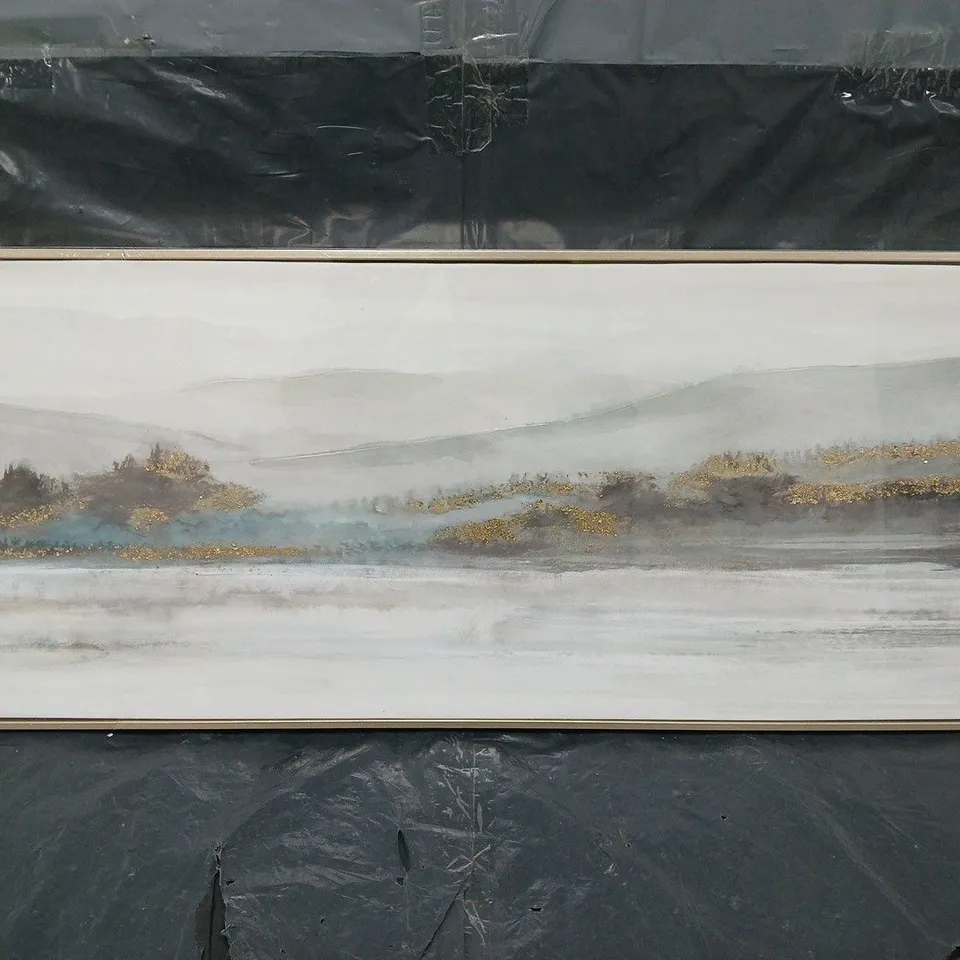 BOXED CAPPED CANVAS SMOKEY LANDSCAPE 120 X 40CM (1 BOX) RRP £30