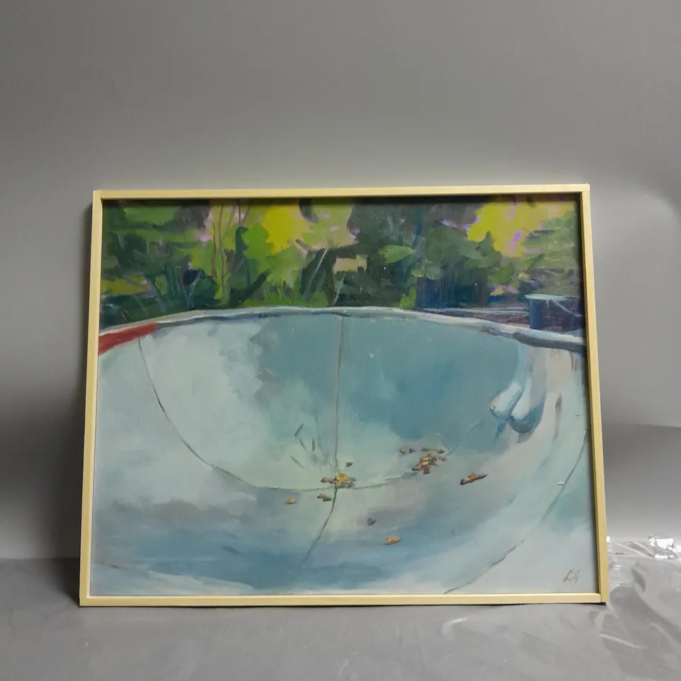 FRAMED LOT OF 2 LORNA GOLDFINCH PAINTINGS 