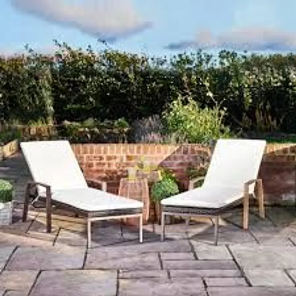 BOXED PEAKTOP CHAISE LOUNGE SET OF 2 WITH ARM - PT-0F0038 (1 BOX)