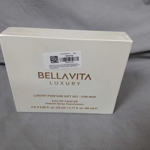 BOXED BELLAVITA LUXURY PERFUME GIFT SET FOR MEN 4 X 20ML