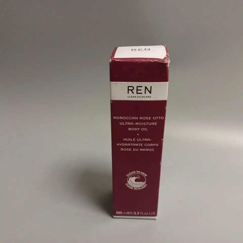 BOXED REN MOROCCAN ROSE OTTO ULTRA-MOISTURE BODY OIL (100ml)