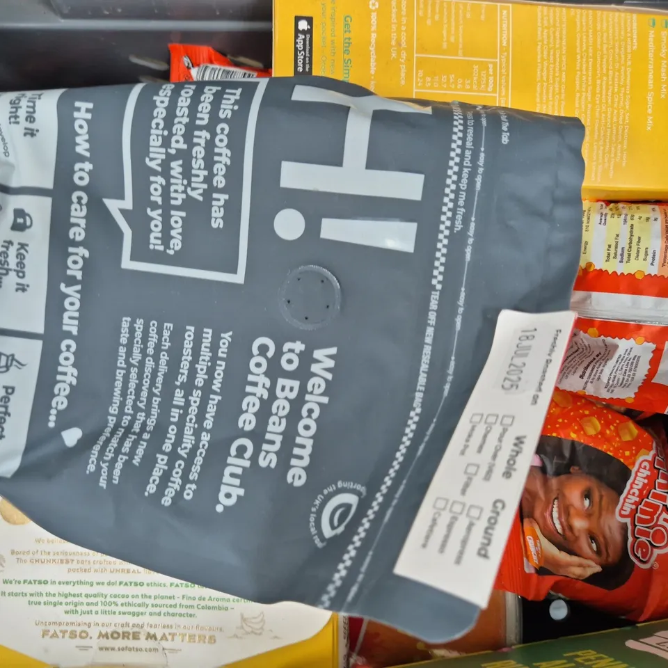 APPROXIMATELY 8 ASSORTED FOOD ITEMS TO INCLUDE HEINZ TOMATO KETCHUP, BASMATI RICE, ETC