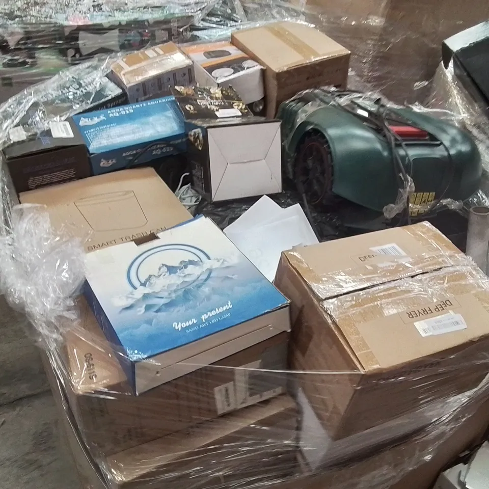 PALLET CONTAINING A LARGE QUANTITY OF ELECTRICAL PRODUCTS TO INCLUDE;TURNTABLE,HEATED BLANKET,CANDLE WARMER LAMP