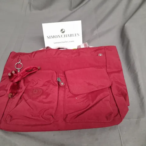 KIPLING DESIGNER BAG IN RED