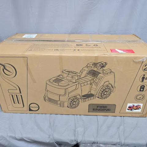BOXED EVO ELECTRONIC 6V RIDE-ON FIRE ENGINE
