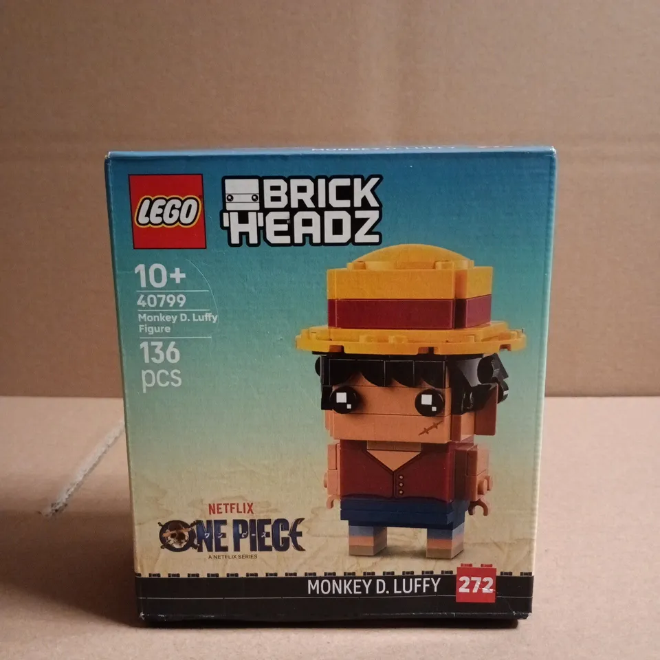 LEGO BRICKHEADZ MONKEY D. LUFFY – NETFLIX ONE PIECE, 136 PCS (BOXED)