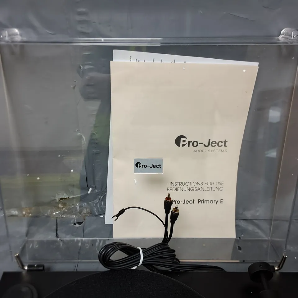 PROJECT PRIMARY E BLACK TURNTABLE