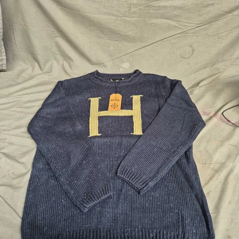 HARRY POTTER COLLECTION JUMPER – NAVY KNIT, SIZE L