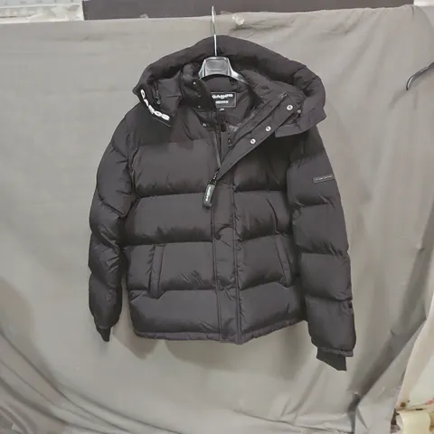 GABOS LONDON PUFFER JACKET – MEN'S BLACK, UK XXL (2XL)