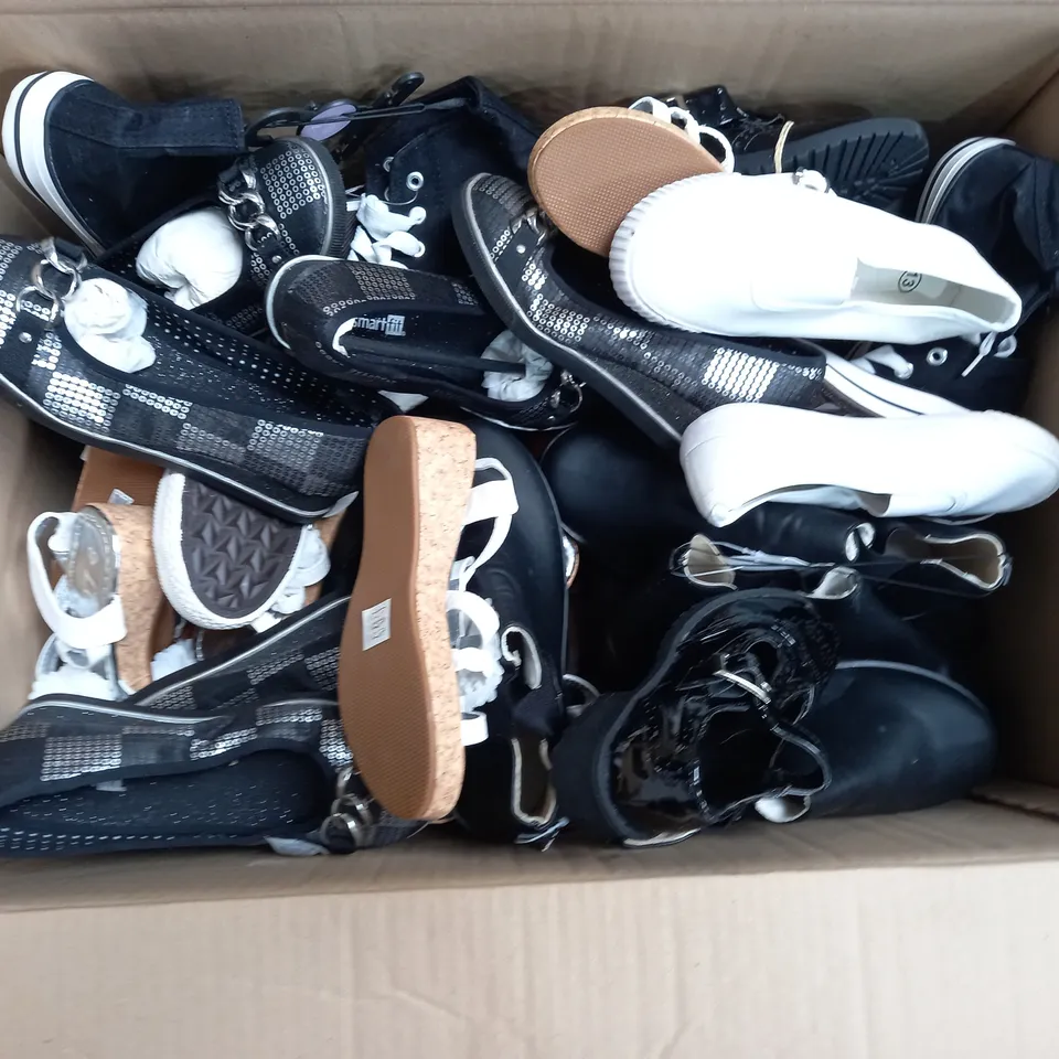 APPROXIMATELY 12 ASSORTED KIDS PAIRS OF SHOES IN VARIOUS COLOURS, STYLES, AND SIZES