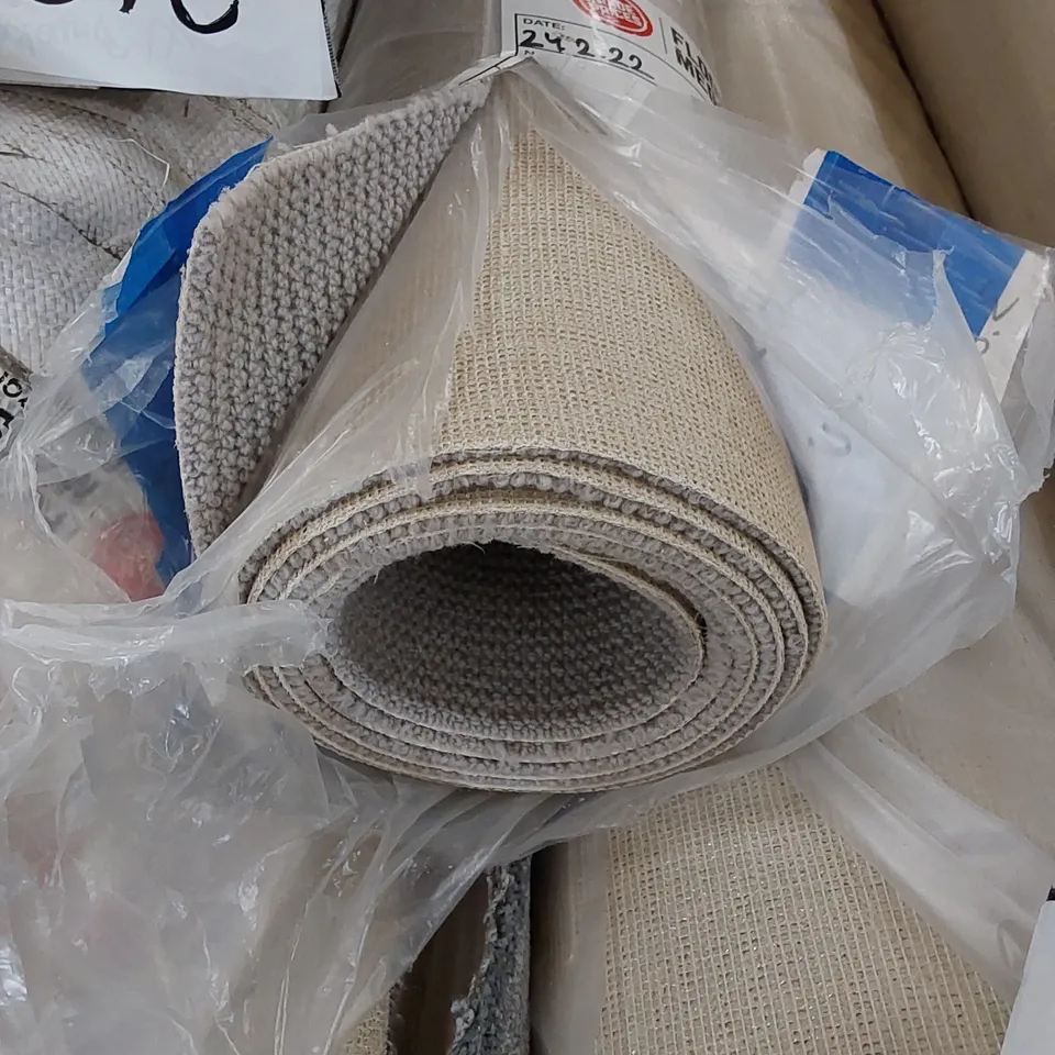 ROLL OF QUALITY MALABAR TWO FOLD COMAR HUSK CARPET // SIZE: APPROXIMATELY 3 X 4m