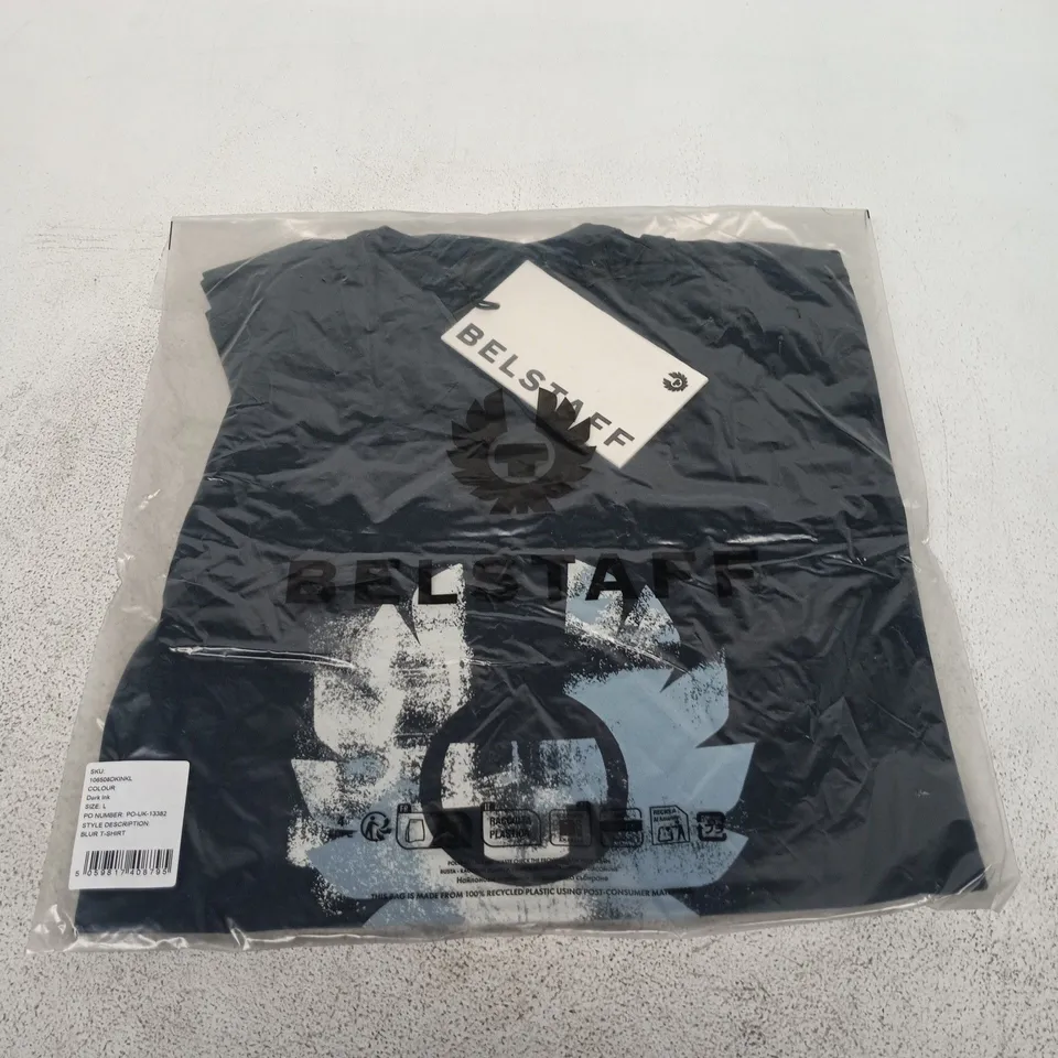 BELSTAFF MEN’S T-SHIRT – DARK INK, SIZE L